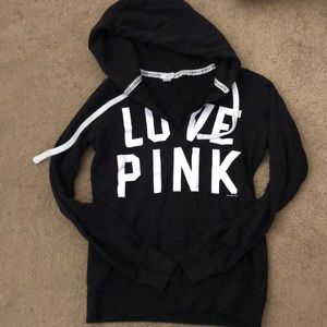 Pink VS pullover hoodie